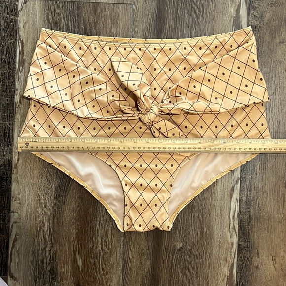 Kortni Jeane Tie-up front bottoms- Pineapple - Picture 6 of 7